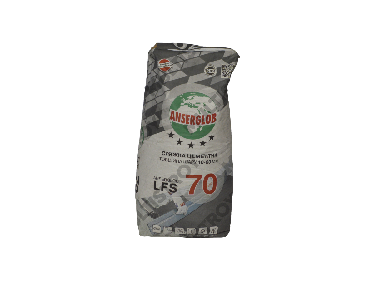 АNSERGLOB LFS-70 стяжка для пола 10-60мм 25кг