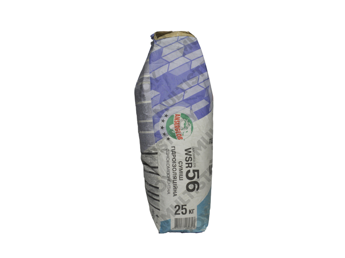 Anserglob WSR-56 25 кг суміш гідроізоляційна