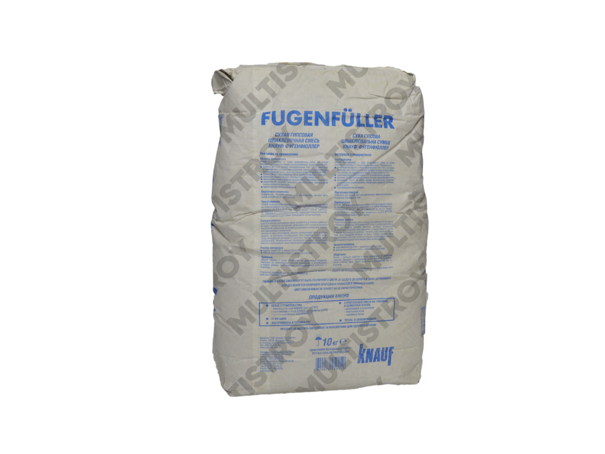 Knauf Fugenfuller 10кг гіпсова шпаклівка універсальна