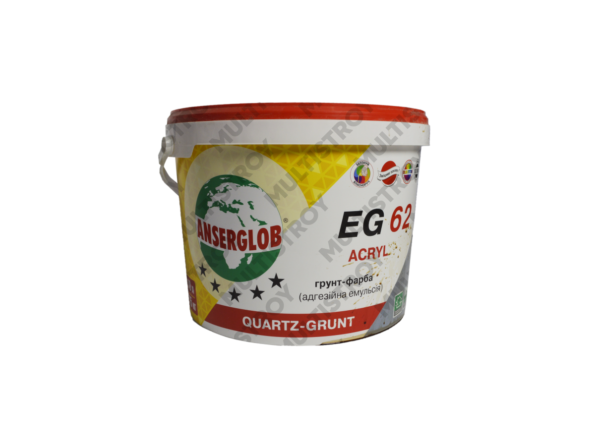 Anserglob EG-62 Silicone 5л грунт-фарба силіконова