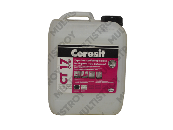 Ґрунтовка Ceresit CT-17 super 5л