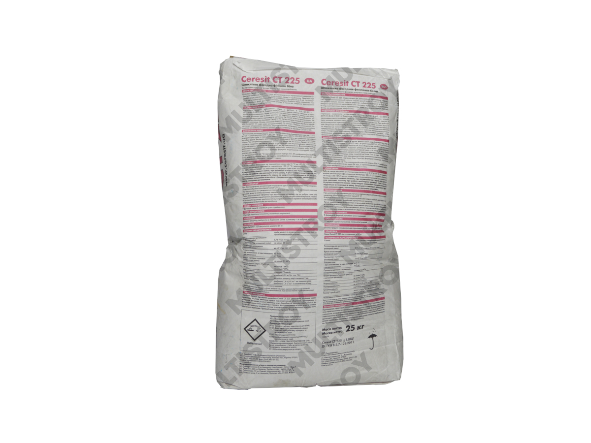 Ceresit CT-225 25кг фасадная шпаклевка белая