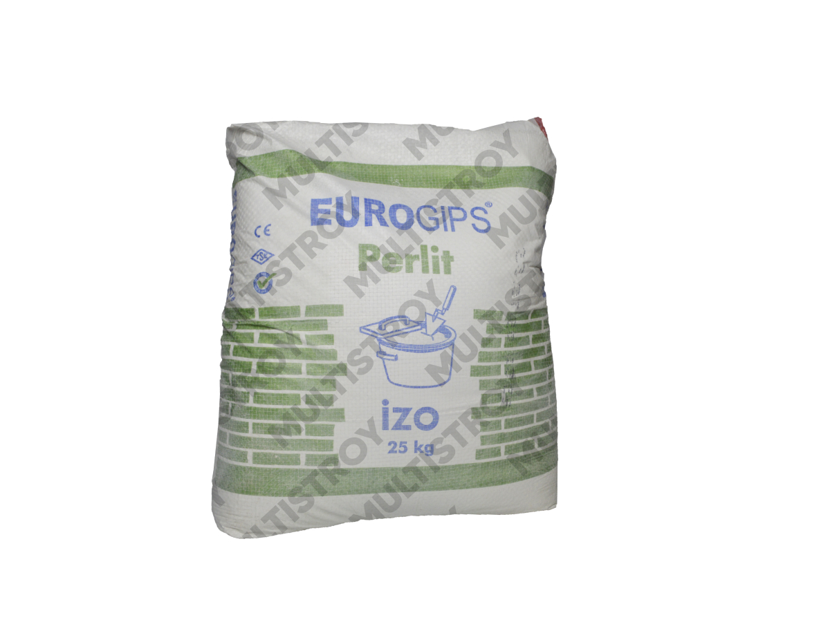 EUROGIPS Perlit izo 25кг гисповая штукатурка стартовая