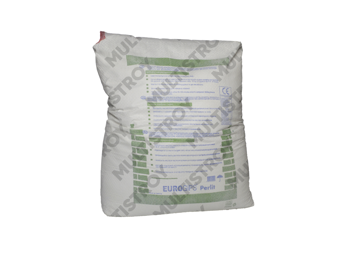 EUROGIPS Perlit izo 25кг гисповая штукатурка стартовая