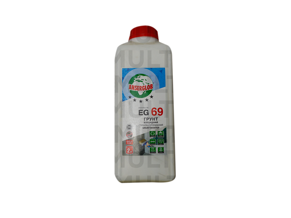 Anserglob EG-69 ґрунтовка біоцидна глибокопроникна 2 л