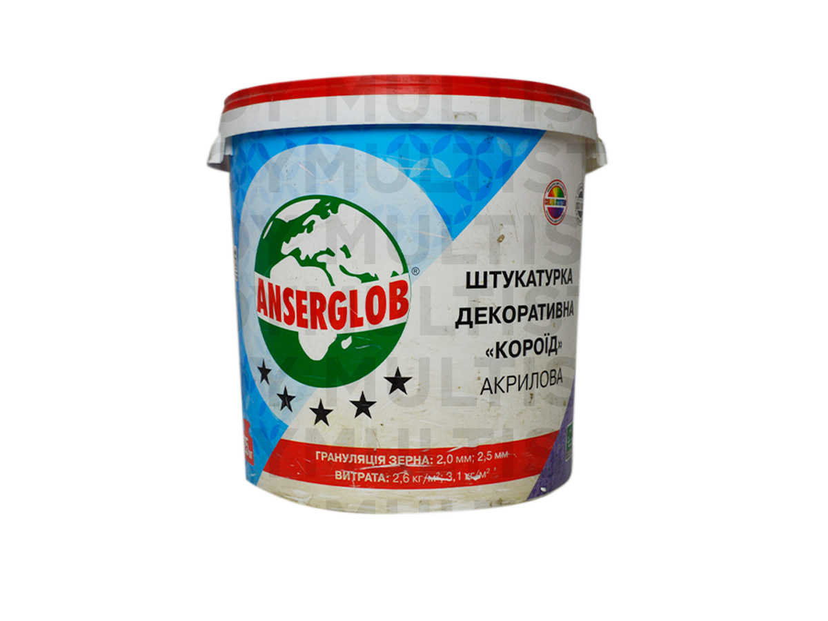 Anserglob "Короїд" 25 кг акрилова штукатурка