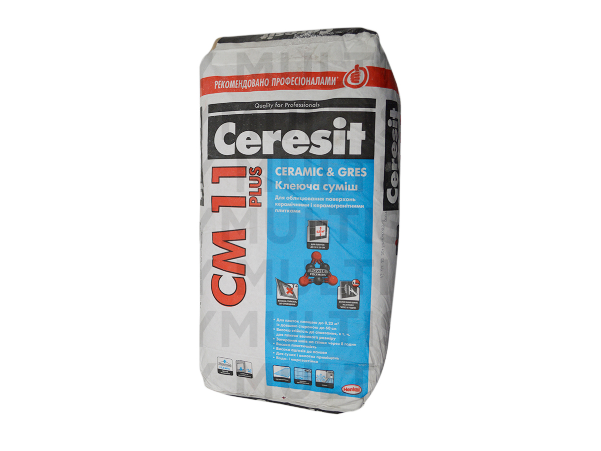 Ceresit CM-11 PLUS 25кг клей для плитки