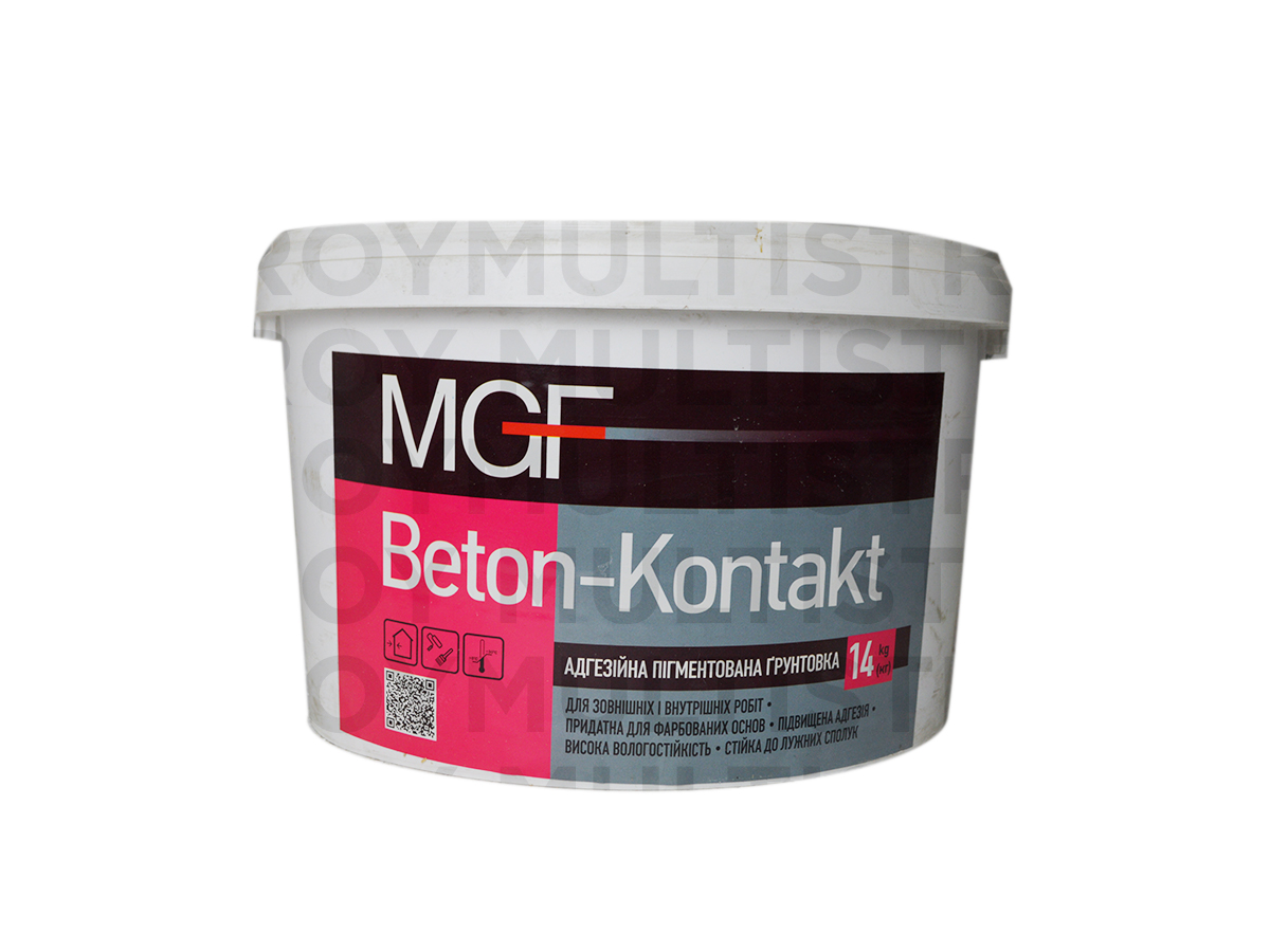 Грунтовка MGF бетоноконтакт 14 кг/10 л