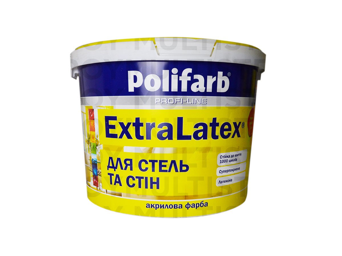 Polifarb Extra Latex 14 кг латексна фарба