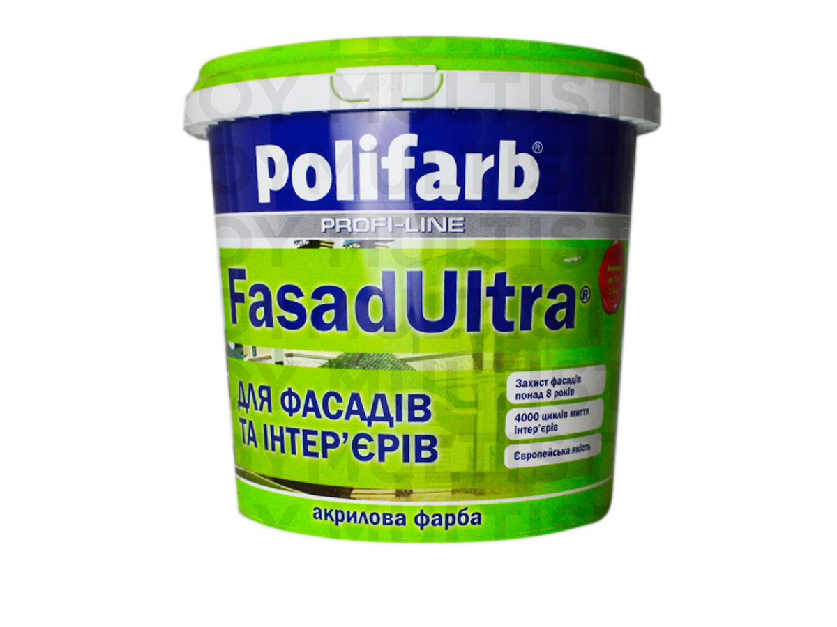 Polifarb FasadUltra 1,4 кг фасадная краска