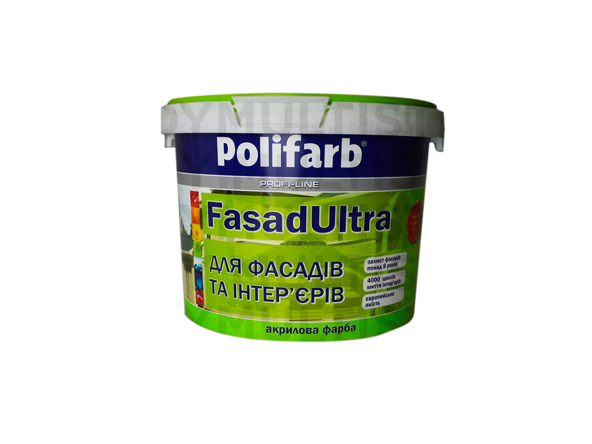 Polifarb FasadUltra 4.2 кг фасадная краска