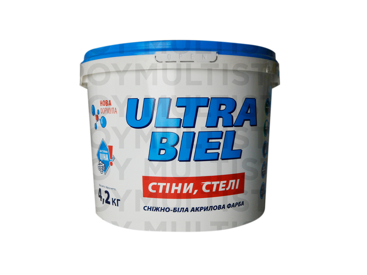 Sniezka ULTRA BIEL 4,2 кг акрилова біла фарба