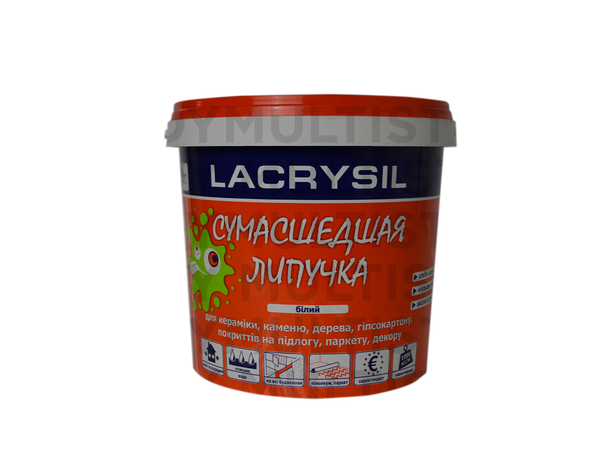 Lacrysil липучка 3 кг клей універсальний
