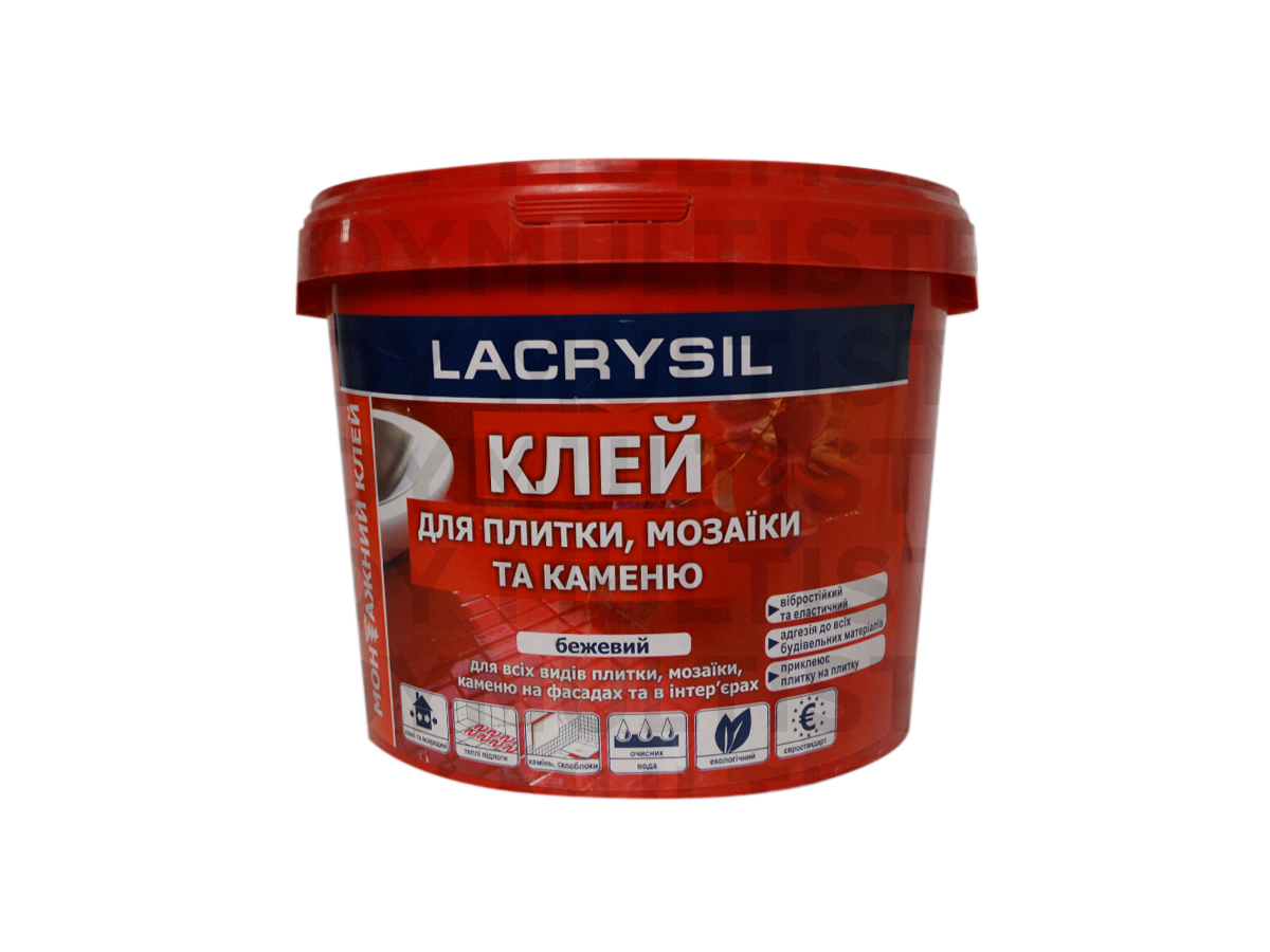 Lacrysil 15 кг білий клей для мозайки