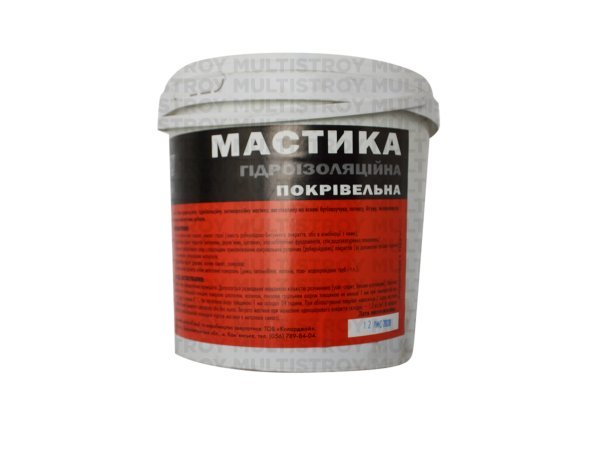 Мастика ТЕГЕРОН 2,5 кг покрівельна гідроізоляція