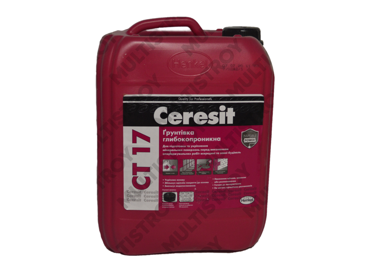 Ceresit CT-17 5л ґрунтовка глибокого проникнення