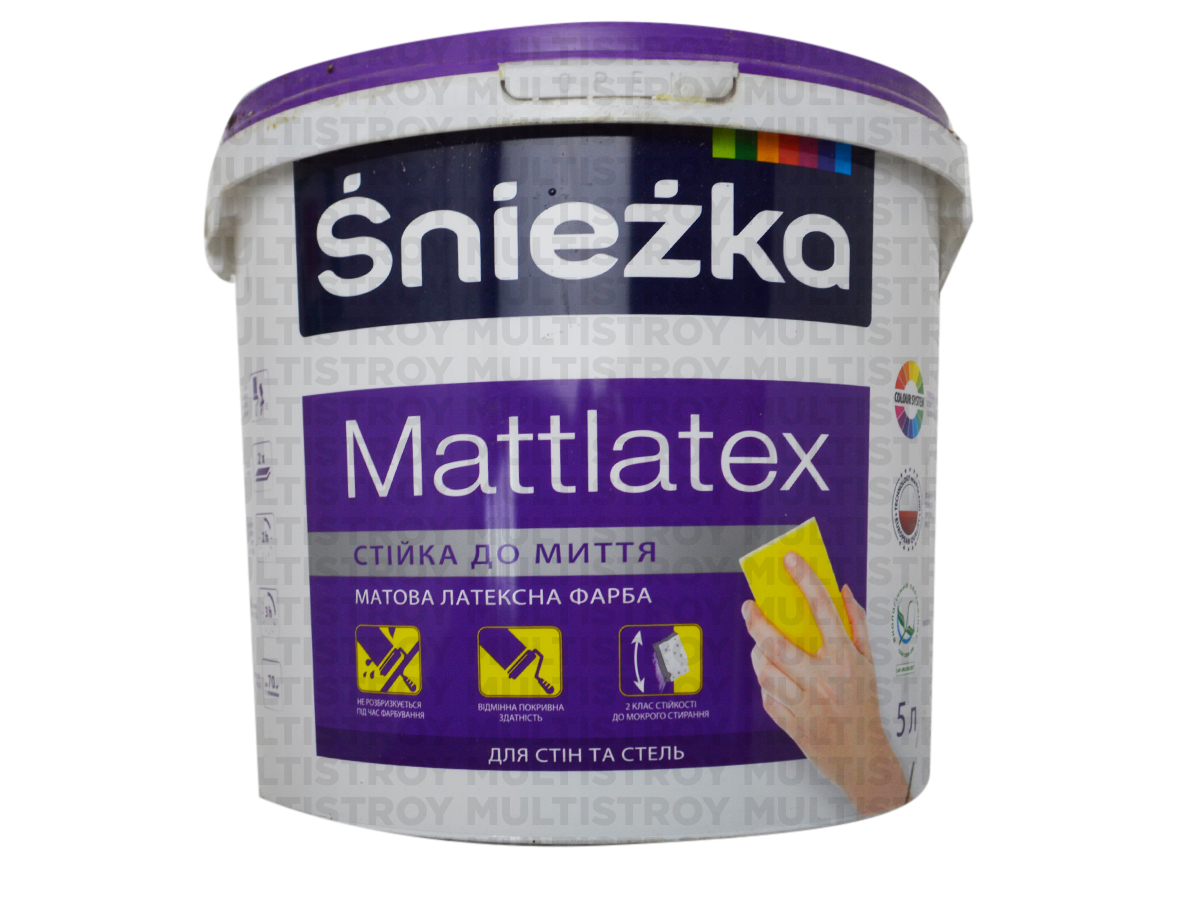 Sniezka Mattlatex 1 л акрилова фарба