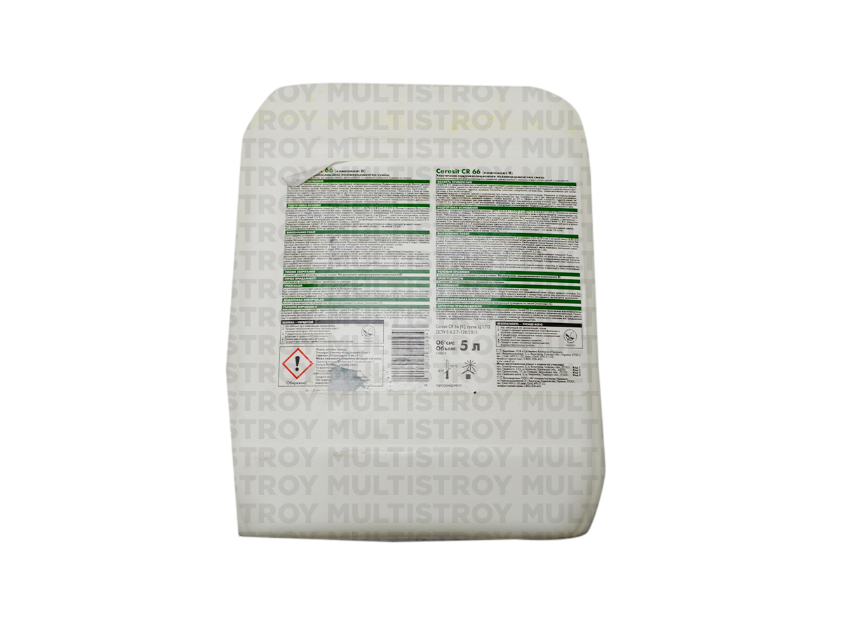 Ceresit CR-66 2-х компонентна еластична гідроізоляція 17,5 + 5 кг/л