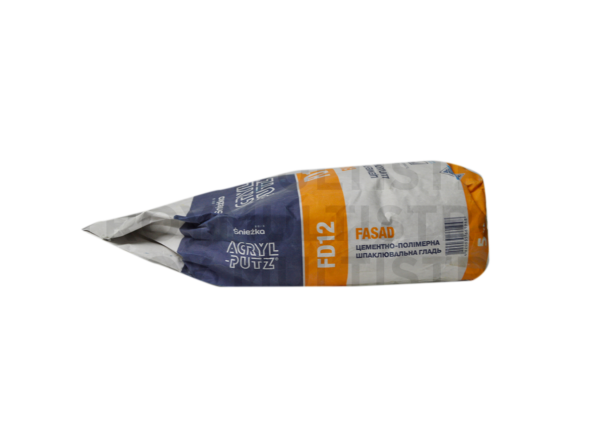 Sniezka ACRYL-PUTZ FD12 5 кг шпаклевка фасадная полимерная